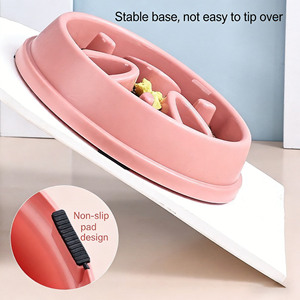 Custom Food-grade Plastic Anti-choking <strong>Dog</strong> Slow-eating <strong>Bowl</strong> Bpa Free Anti-toppling Pet Slow-eating <strong>Bowl</strong> with Bottom Anti-slip - Product Image 4