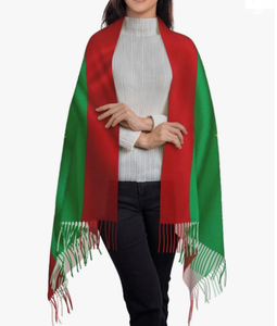 Bufanda de Pashmina para Mujer con Diseño de Bandera de Filadelfia, Suave y Cálida, con Flecos, Logotipo Personalizado, Impermeable y Antiarrugas - Product Image 3