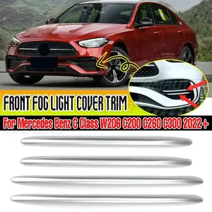 ฝาครอบกระจังหน้ากันชนหน้ารถยนต์ W206 สำหรับ Mercedes Benz C Class W206 C200 C260 C300 2022+ สติ๊กเกอร์ติดไฟตัดหมอก - Product Image 1