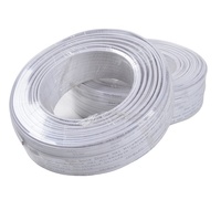 Reines Kupfer-Litzenkabel 2-adrig Flach PVC-isoliert Elektrokabel und -draht 2*2,5mm 300V 500V Nennspannung für Innenbereich