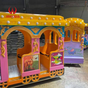 Tren Eléctrico con Temática Navideña, Juego Mecánico para Niños, Parque Infantil al Aire Libre, Punto Turístico, Equipo de Entretenimiento Familiar - Product Image 4