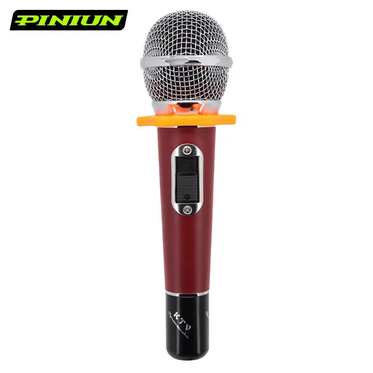 DM-556 PINIUN mikrofon dinamis berkabel tabung kulit mikrofon kualitas tinggi pabrik grosir mikrofon