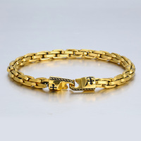 Nouveau bracelet pour homme en acier inoxydable, mode, luxe léger, finition polie, vente en gros, bijoux de mode
