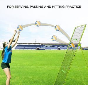 כדורעף rebounder נטו רשת כדורעף 4 x7ft להקפיץ רשת עם 5 זוויות ריבאונד מטרה ניפון - Product Image 4