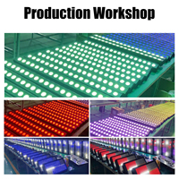 Proyector LED de Pared 18x20W RGBW 4en1 DMX512 RDM IP65 Impermeable, Alto CRI 90, para Bodas, Eventos, Exteriores, Alquiler, Conciertos, Escenarios, Directo de Fábrica