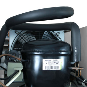 Nhà bếp Thương mại hai nửa kính cửa tủ lạnh thẳng đứng Tủ đông thép không gỉ nhiệt độ cao tủ lạnh thương mại - Product Image 6