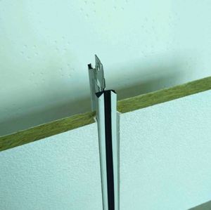 Alta qualità a prova di ruggine e fuoco di sospensione plafoniera T griglia componenti superficie piana bianco T Bar struttura soffitto chiglia vernice - Product Image 1