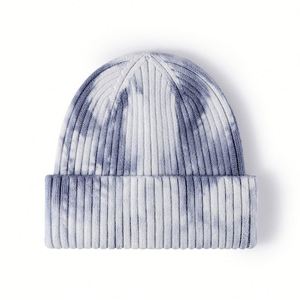 Casquette Jacquard Tie-Dye Unisexe Personnalisée en Spandex/Coton, Chaude, Protection des Oreilles, Style Urbain Hip-Hop, pour l'extérieur - Product Image 1
