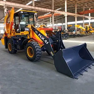 Backhoe loader manufactured in China, WJ-40 1500kg loading capacity,