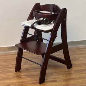 <span class=keywords><strong>Chaise</strong></span> <span class=keywords><strong>haute</strong></span> bébé en <span class=keywords><strong>bois</strong></span> moderne 3-en-1 réglable avec attrape-aliments intégré pour restaurants - Offre Spéciale - Product Image 2