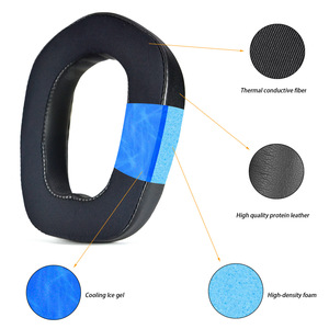 Hybrid Chill Ear <b>Pads</b> For Logitech Zone Vibe 125 100 G435 Headphones Gel-Infused Earpads Replacement Ear Cushion Work Play Balan - Product Image 6