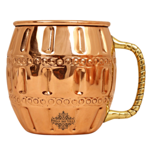Copper <b>Mug</b> Handmade Metal Drinking Cup Wholesale Reusable Drinkware Kitchen Home Bar Dining Table - Product Image 1