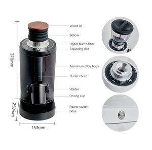 DF83 Molino De Café Profesional Con <span class=keywords><strong>Dos</strong></span> Tolvas 83mm Burr Plano Para Café Comercial Y Hogar - Product Image 5
