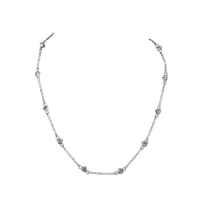 Collar de Moissanita con Forma de Corazón en Oro de 14k/18k, Joyería de Moda al por Mayor - Product Image 1