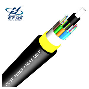 Câble à fibres optiques monomode ADSS G657a1 G652d, 2-144 fibres, portée 100 120 150 200m, double gaine, prix au mètre, vente en gros - Product Image 2