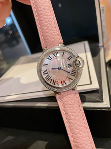 Montre mécanique automatique de luxe pour femme, bracelet en cuir véritable, aiguilles, verre saphir, style professionnel - Product Image 3