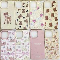 Coque de téléphone personnalisée en TPU souple multicolore pour iPhone 14 13 15 16 Pro Max, texture cuir personnalisée pour iPhone 17 Pro Max