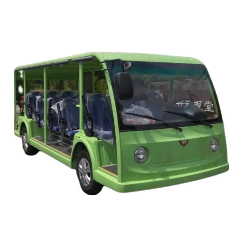 Cheap sightseeing bus car WL open electric tour shuttle bus lithium battery 23 passengers seats tourist bus for sale carro voiture 2024 auto