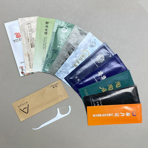Bâtonnet de soie <span class=keywords><strong>dentaire</strong></span> personnalisé avec logo, emballé individuellement, en plastique jetable, pour restaurant - Product Image 1