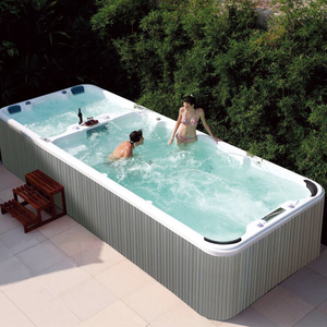 Qianshengjia piscine thermostatique intelligente maison toit chez l'habitant villa extérieure piscine infinie extérieure - Product Image 3