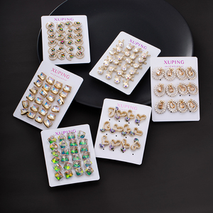 بيع بالجملة بالجملة جينجينجينج مطلية بالذهب الملونة حجر اللؤلؤ قلب فراشة الزهور - Product Image 3