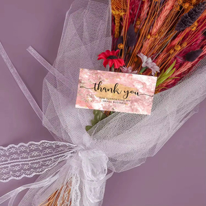 Venta al por mayor bajo MOQ logotipo personalizado impreso a todo color diseño gracias postales promoción negocios gracias tarjetas - Product Image 1