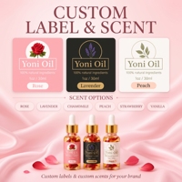 Huile de soin intime OEM/ODM à marque privée, huile essentielle de qualité aromathérapie, hydratante et nourrissante pour le corps féminin, équilibrante du pH, blanchissante