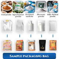 Machine de conditionnement de poudre alimentaire avec système de dosage par vis, compatible avec la poudre de thé au lait, la poudre de café et la poudre de cacao