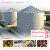 WINWORK Réacteur Microbien Digesteur Anaérobie Usine de Biogaz Équipement Complet de Fermentation Fournisseur d'Installations