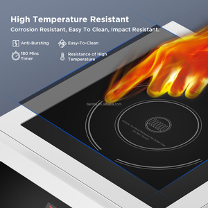 Cocina de Inducción Comercial de 3500W y 220V con Certificación CE, <span class=keywords><strong>Estufa</strong></span> de Cocción Electromagnética de Acero Inoxidable - Product Image 4