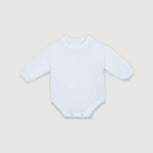 ชุดรอมเปอร์เด็กทารกเวียดนาม ODM & OEM แบบติดกระดุม สีพื้น ผ้าถัก YKK 100% ผ้าฝ้าย สำหรับเด็กผู้ชาย เสื้อผ้าเด็กทารกฤดูหนาว - Product Image 6