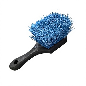 <span class=keywords><strong>Brosse</strong></span> à pneus de voiture à poils rigides et manche court, <span class=keywords><strong>brosse</strong></span> de nettoyage robuste en plastique pour jantes de voiture, pour le detailing automobile - Product Image 5