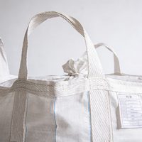 Sac Big Bag FIBC de qualité alimentaire avec bec verseur supérieur, capacité 1000 kg, forme stable, idéal pour la farine et le sucre