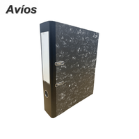 Carpeta Archivadora con Palanca, Diseño de Mármol, Tamaño FC, para Oficina, Entrevistas y Organización de Documentos, con Logotipo Personalizado
