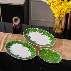 Best-selling Bone China Fish <b>Plate</b> Set of 3 Pieces-New Design Non-Toxic Wedding Tableware Dinnerware - Product Image 2