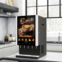 Distributeur automatique de café 4-en-1 intelligent pour entreprises, chaud et froid, à poser sur comptoir