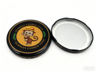 Botella de Vidrio con Tapa de Rosca de Hojalata de Grado Alimenticio, 82 mm de Diámetro, Tamaño, Color y Diseño Personalizados, a Prueba de Fugas, a Prueba de Niños, Fácil de Abrir