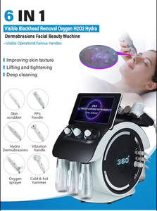Appareil de soin du visage Hydro Facial 2026 6 en 1 avec stylo d'aspiration visible, peeling aquatique, élimination des points noirs, soin du visage à l'oxygène, appareil de beauté - Product Image 2