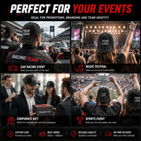 Gorra Deportiva Premium de Alto Rendimiento, Ligera y Transpirable, para Torneos, Equipos y Eventos, Personalizable
