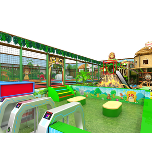 Parc d'attractions intérieur sur le thème de la jungle Aoleao pour enfants de 3 à 12 ans, taille personnalisée, grande capacité, combinaison de filets de cordes et piscine à balles - Product Image 2