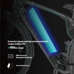 Nuevo Modelo YIMI Bicicleta Eléctrica 250W Impermeable IPX5 para Desplazamientos Urbanos 700x38c 8 Velocidades Tamaño Completo CE EU YIMI Cuadro de Fibra de Carbono Ligero - Product Image 1