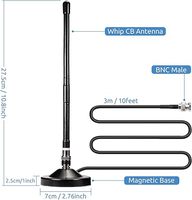 Antenne 5G à gain élevé 4-6dBi, transmission stable, routeur mobile sans fil, 698-960/1710-2170/2500-2700MHz, omnidirectionnelle, 50 Ohm, 1.5:1