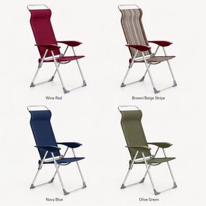 Silla Plegable Portátil de Aluminio Resistente para <span class=keywords><strong>Playa</strong></span>, Camping, Parque y Patio, Tumbona para Picnic - Product Image 5