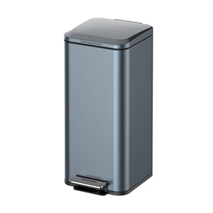 <span class=keywords><strong>Cubo</strong></span> de <span class=keywords><strong>Basura</strong></span> Rectangular de Acero Inoxidable de <span class=keywords><strong>30</strong></span> <span class=keywords><strong>Litros</strong></span> para el Hogar, con Pedal y Estructura de Pedal Cómoda - Product Image 1