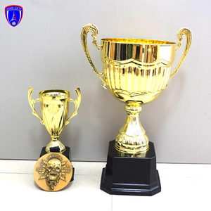 9.8 pouces # 39172-F cup, trophée de championnat de football, récompense commémorative, trophée en résine or brillant, trophée de hockey en stock - Product Image 4