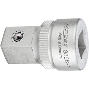 HAZET Amplificador 8858-1 ∙ <span class=keywords><strong>3</strong></span>/8 pulgadas (10mm) cuadrado, hueco ∙ 1/<span class=keywords><strong>2</strong></span> pulgadas (12,5mm) cuadrado, sólido ∙ Longitud: 36 mm - Product Image 1