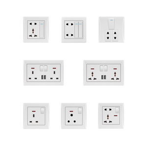 Vente en gros <span class=keywords><strong>de</strong></span> différents types 1/2/3/4 Gang 20A Hotel Household EU French Standard USB <span class=keywords><strong>Type</strong></span> C Outlet Socket - Product Image 1