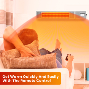 屋外赤外線ヒーター米国製壁取り付けゴールデンチューブ - Product Image 5