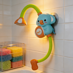 Jouet <span class=keywords><strong>de</strong></span> <span class=keywords><strong>bain</strong></span> pour bébé, pomme <span class=keywords><strong>de</strong></span> douche, jouet <span class=keywords><strong>de</strong></span> baignoire pour tout-petits, pompe à eau électrique en forme d'éléphant, bébés, filles, garçons - Product Image 1