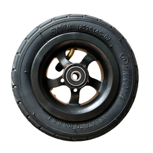 Nuevas ruedas de goma de <span class=keywords><strong>6</strong></span> pulgadas de alta calidad para cortacésped, <span class=keywords><strong>remolque</strong></span> de jardín, carrito de <span class=keywords><strong>golf</strong></span>, hoteles, uso minorista, equipo de manejo de materiales - Product Image 2